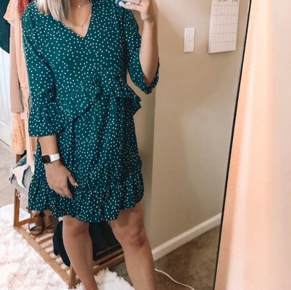 NWOT Ruffle Swing Dress - Picture 6 of 6